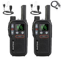 Baofeng 2 pcs Mini Walkie Talkie PMR 446 USB Portable Two-way Radio dual PTT Walkie-talkies T18 Portable Radio for Hunting Cafe
