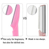 30Pcs/Bottle Eyebrow Razors With Container Facial Eye Brow Trimmer In Case Hair Removal Shaver Safe Blades Trimming Tools