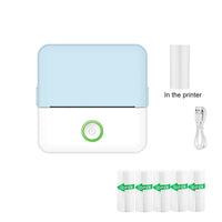 Mini portable thermal printer wireless printer with bluetooth compatible with android and ios