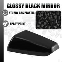 1Pair Glossy Black Car Side Rear View Mirror Cover Caps for Chevy Equinox Terrain GMC Terrain 2018 2019 2020 2021 2022 2023