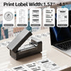 Bluetooth Thermal Label Printer Small Wireless Shipping Label Printer 4X6 inch Portable Maker Compatible with Various systems