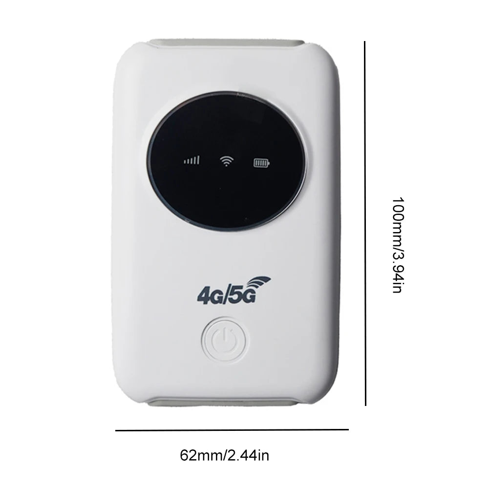 150Mbps 4G LTE Wireless Router 3200mAh with SIM Card Slot Wide Coverage 4G Sim Card Pocket WiFi Router Portable Wireless Modem