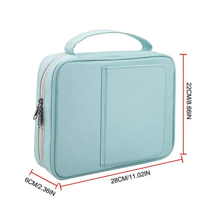 Large Bible Cover Travel Files Card Folder Holder Tool Case Handbag Storage Bag Tickets File Organizer Easy Gripping To Hold