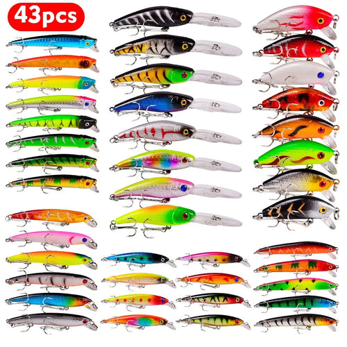 Fishing Lure Set Fishing Hard Bait Mini Minnow Floating Swing Crankbait Crazy Wobblers Artificial Bionic Crank Lures
