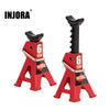 INJORA Metal Adjustable Mini Jack Stands for 1/18 1/24 RC Crawler SCX24 AX24 TRX4M FCX24