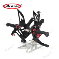Arashi V2.0 Adjustable Rearset For KAWASAKI Ninja ZX4R ZX-4R 2023 / ZX-4RR ZX4RR 2022 -2024 CNC Footrest Foot Pegs Pedal