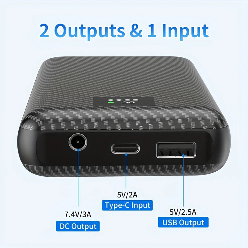 Ranwomen Powerbank 30000mAh Portable Heating Power Bank for Heating Vest Jacket Gloves Electric Heating Equipment DC Power Bank
