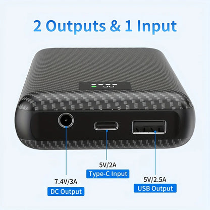 Ranwomen Powerbank 30000mAh Portable Heating Power Bank for Heating Vest Jacket Gloves Electric Heating Equipment DC Power Bank