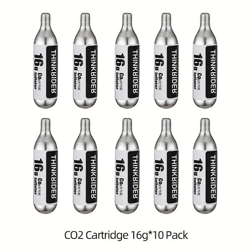 ThinkRider CO2 Pump For Bicycle Schrader Presta Adapter Bike Pump Inflator Aluminum Tire Tube Mini size MTB Bicycle Pumps CO2 Ca