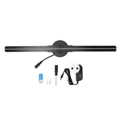 3D Hologram Fan Wifi Wireless Transmission 16.5in 2000x224 WiFi 3D Projector with 224 LED Light Beads for Business Advertising