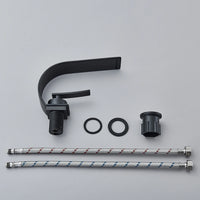 Waterfall Bathroom Sink Faucet Single Handle Basin Faucet Hot Cold Water Mixer Tap For Bathroom Sink