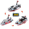 Navy War Chariot Ship Army Boat Plane Model Warships Building Blocks Compatible With Lego Construction Set for Boys Bricks Toys