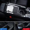 Carbon Fiber Car Gear Panel Trim Shift Panel Central Armest Box Decor Cover for Honda Civic 10th 2016-2020 Car Accessories