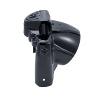 Black 7" Round Front Headlight Nacelle Cover for Harley Touring Road King FLHR 2014-2023