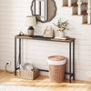Narrow Console Table with Power Outlets, 44.9-Inch Sofa Table, Slim Behind Couch Table, Entryway Display Shelf, for Living Room,