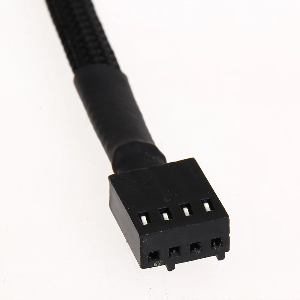 5-15PCS 4 Pin PWM Connector Case Fan Extension Power Cable 26cm for Compure CPU Cooling System for Computer Connector Case Fan