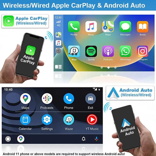 2G + 32GB Car Stereo Radio CarPlay GPS Navigation Player Compatible for Ford Transit Custom 2013-2019 9.7Inch Android 13