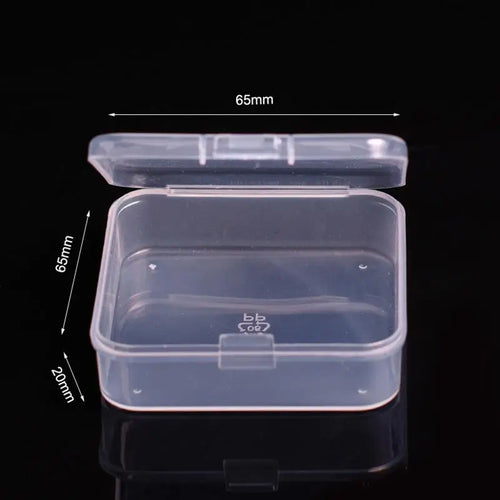 Mini Boxes Rectangle Plastic Storage Box Practical Frosted Translucent Toolbox Bead Jewelry Case Display Organizer Container
