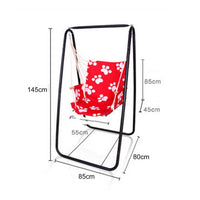 A-Frame Heavy-Duty Anti-Deformation Hammock Chair Stand | Metal Support Rack for Strong Load Bearing | Outdoor Swing Seat