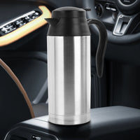 12V 24V Electric Heating Car Kettle Camping Travel Kettle Water Coffee Milk Thermal Mug 750/450ML Heating Cup Stainless Steel