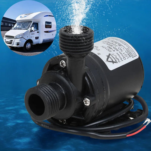Garden High Pressure Water Pump - DC 12V Brushless, 800L/H, IP68 Waterproof