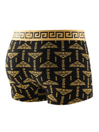 4 pieces - men's underwear briefs, trend-print boxers, stylish statement men's briefs, breathable standard boxers