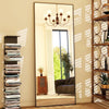 64"x21" Full Length Mirror Full Body Mirror Freestanding Hanging or Leaning Rectangle Floor Mirror Aluminum Alloy for Bedroom