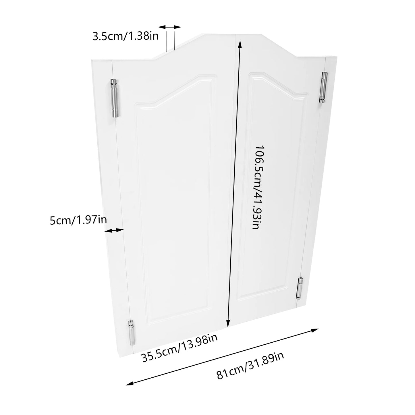 Double Partition Door - Solid Wood Swing Door, Porch Entrance Bar Door, Half Waist Door, Sliding Door, Kitchen Bathroom Walkway