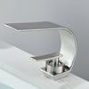 Waterfall Bathroom Sink Faucet Single Handle Basin Faucet Hot Cold Water Mixer Tap For Bathroom Sink