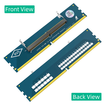 Laptop SO DDR5 RAM To Desktop DDR5 U-DIMM Adapter Memory Card Converter DDR5 Memory RAM Adapter Card for Laptop Desktop