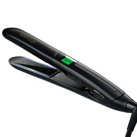 KIPOZI Professional Titanium Flat Iron Hair Straightener Digital LCD Display Dual Voltage Titanium Plates Salon & Home Use 2025