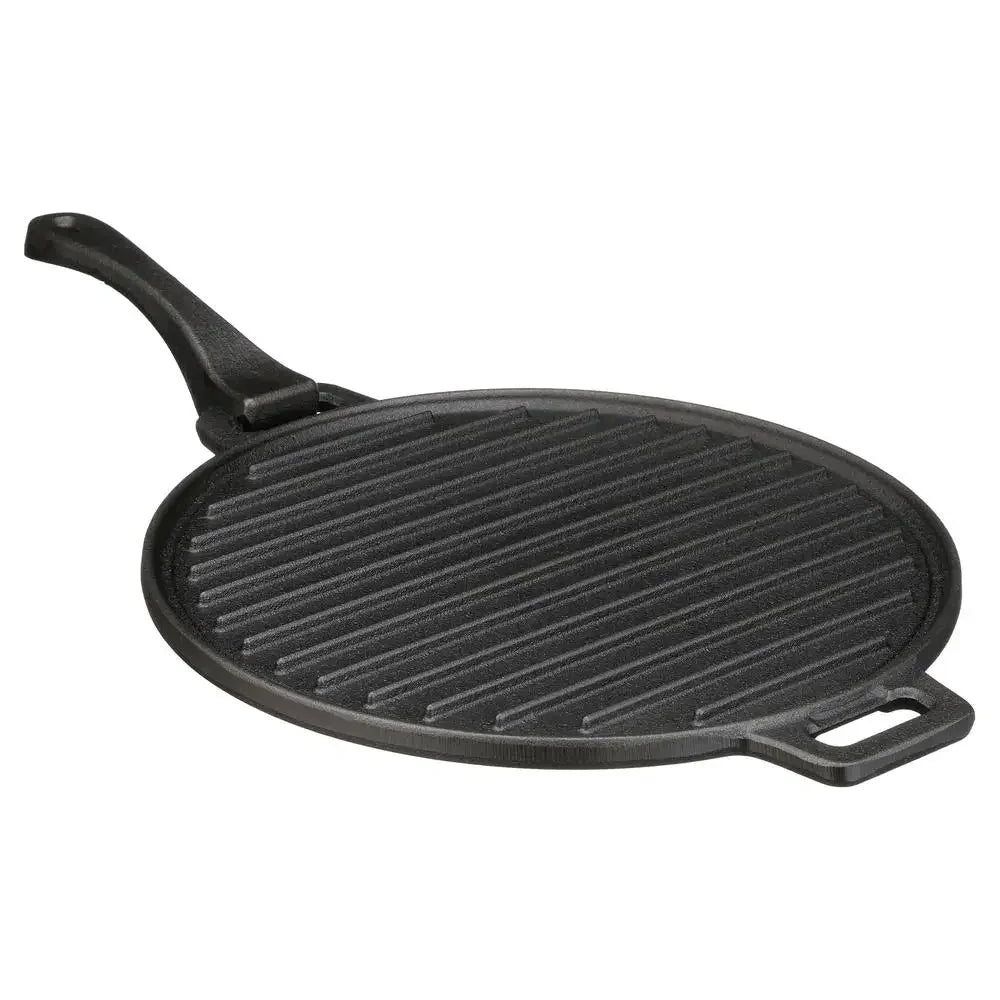Pre-Seasoned 4-Piece Cast Iron Skillet Set Handles Griddle 6" 10.5" 11" Durable Loop Easy Pour Lip Superior Cooking versatile