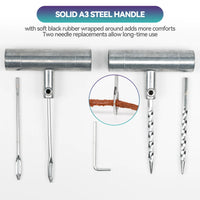 Portable Car Tire Repair Kit 23Pcs DIY Easy Repair Tyre Puncture Repair Tool For Car Motorcycles ATVS Lawnmowers Tractors Trucks