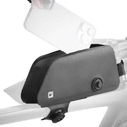 Rhinowalk 2L Waterproof Bicycle TopTube Bag Magnetic Bike Bag Road Bicycle Front Bag Compact Size Quick Release Buckle Cycle Bag