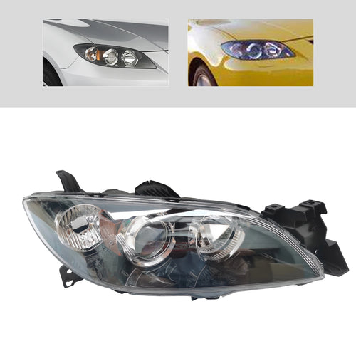Headlight Car Assembly For 2004 2005 2006 2007 2008 2009 Mazda 3 Sedan Right Passenger Side/ Left Driver Side/ Pair