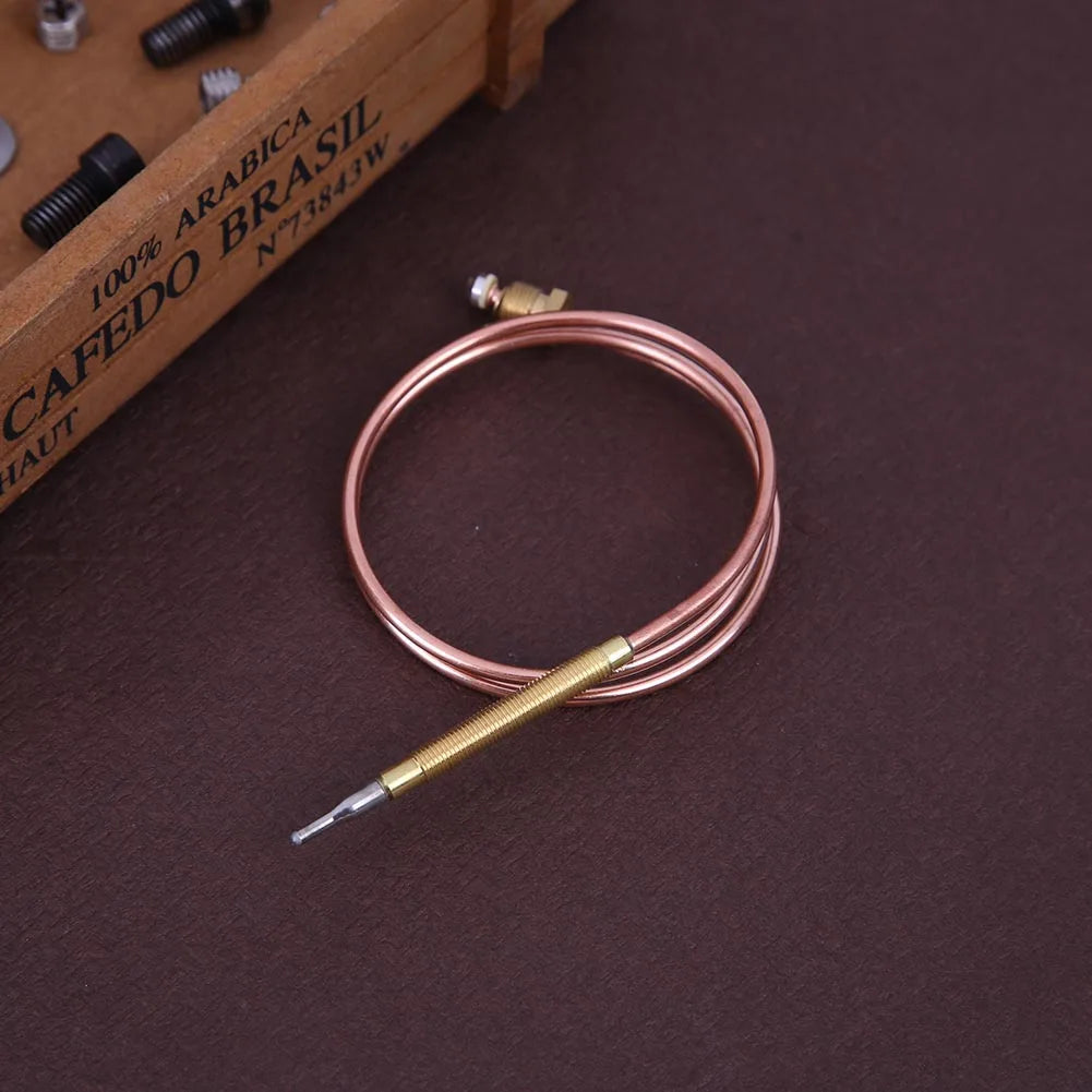 2-5PCS 60cm Gas Thermocouple for Hot Water Boiler with 5 Fixed Parts