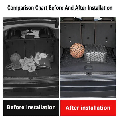 For Mercedes Benz GLE 350 250 W167 W166 1998-2024 2022 2021 Car Trunk Net Rear Cargo Net Mesh Luggage Elastic Auto Accessories