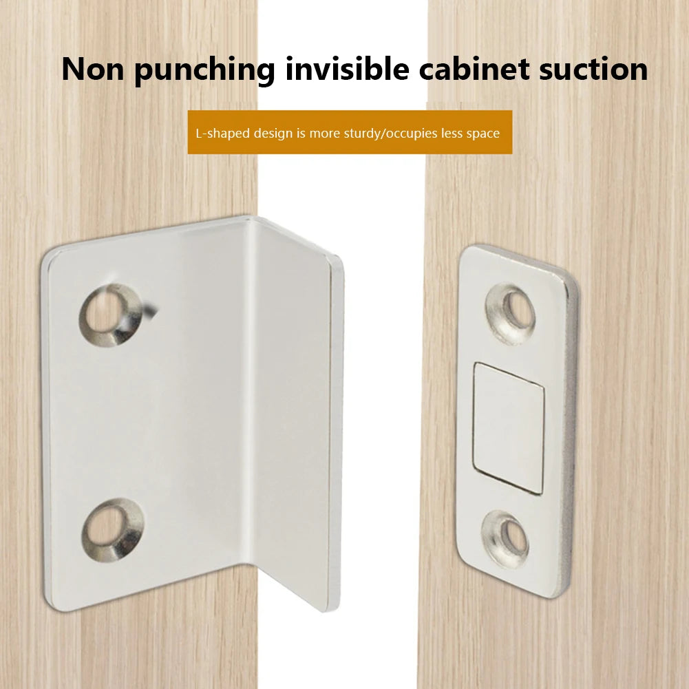 1-10PCS Strong Magnetic Cabinet Catches Magnet Door Stops Hidden Door Closer With Screw For Closet Cupboard Furniture Hardware