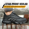 Breathable, lightweight and comfortable anti-smash and anti-puncture safety shoes