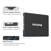 Bestoss SSD Internal 2.5 inch Sata 120GB 240GB 480GB Hard Disk 128GB 256GB 512GB SSD Hard Drive For Laptop Notebook PC