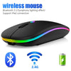 Wireless Gaming Mouse - Bluetooth RGB LED Backlit & Rechargeable