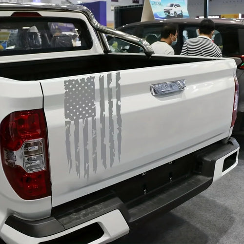 Premium Glossy American Flag Car Stickers Durable Auto Vinyl Decals for Dodge Ram Ford F150 Trucks Easy To Apply Decoration