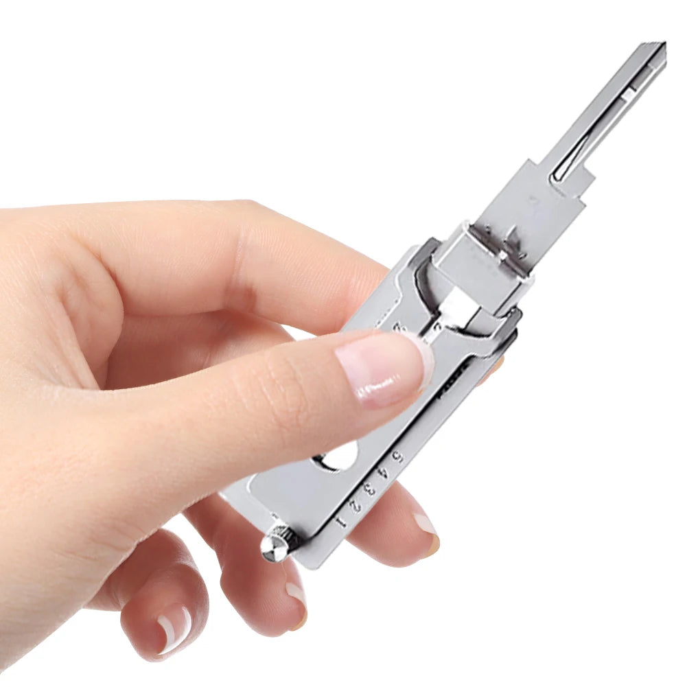 Stainless Steel Key Decoder O-ring Pickup Kit Hook Tool Pickup Hand Tool Maintenance Repair Kit