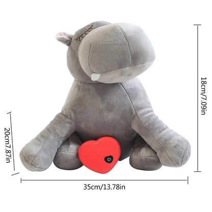 Pet Toy Dogs Plush Toy Comfortable Behavioral Training Aid Toy Heart Beat  Heating Soothing Plush Doll Sleep For Smart Cats Play