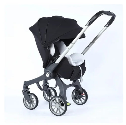 Baby Stroller 4 in 1 With Car Seat Baby Bassinet High Landscope Folding Baby Carriage Prams For Newborns  Strollers 3 in 1
