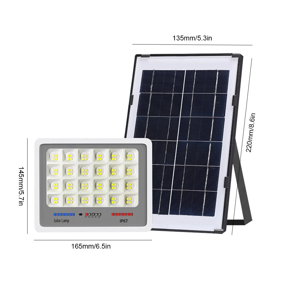 Household High-power Lighting Solar street lamp Auto-On Outside Spotlights Remote Control Garden yard street household lamp