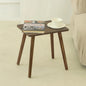 Side Table, Small Black End Accent Table for Living Room Bedroom Office Small Spaces, Modern Side Table Nightstand