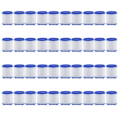 40-2PCS Faucet Water Filter Soften Hard Water Shower Head Bath Filtration Purifier Element Remove Chlorine Heavy Metals Filtered