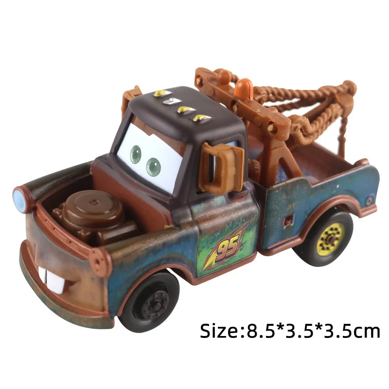 Disney Pixar Cars Lightning McQueen SUV Black Storm Jackson Cruz Mater Big wheel Offroad Metal Cars Toy Kids Christmas Gifts