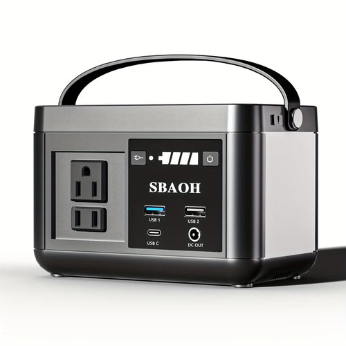 Portable Power Station P86,88.8Wh 3.7 V LiFePo4 Battery,with 120W (150W Peak) AC Outputs, Solar Generator for Travel and Camping